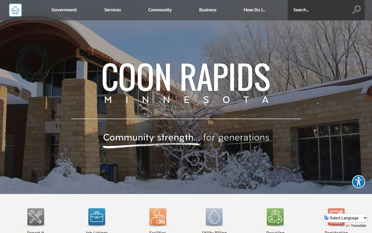 Minnesota Department of Health death records page for Coon Rapids residents