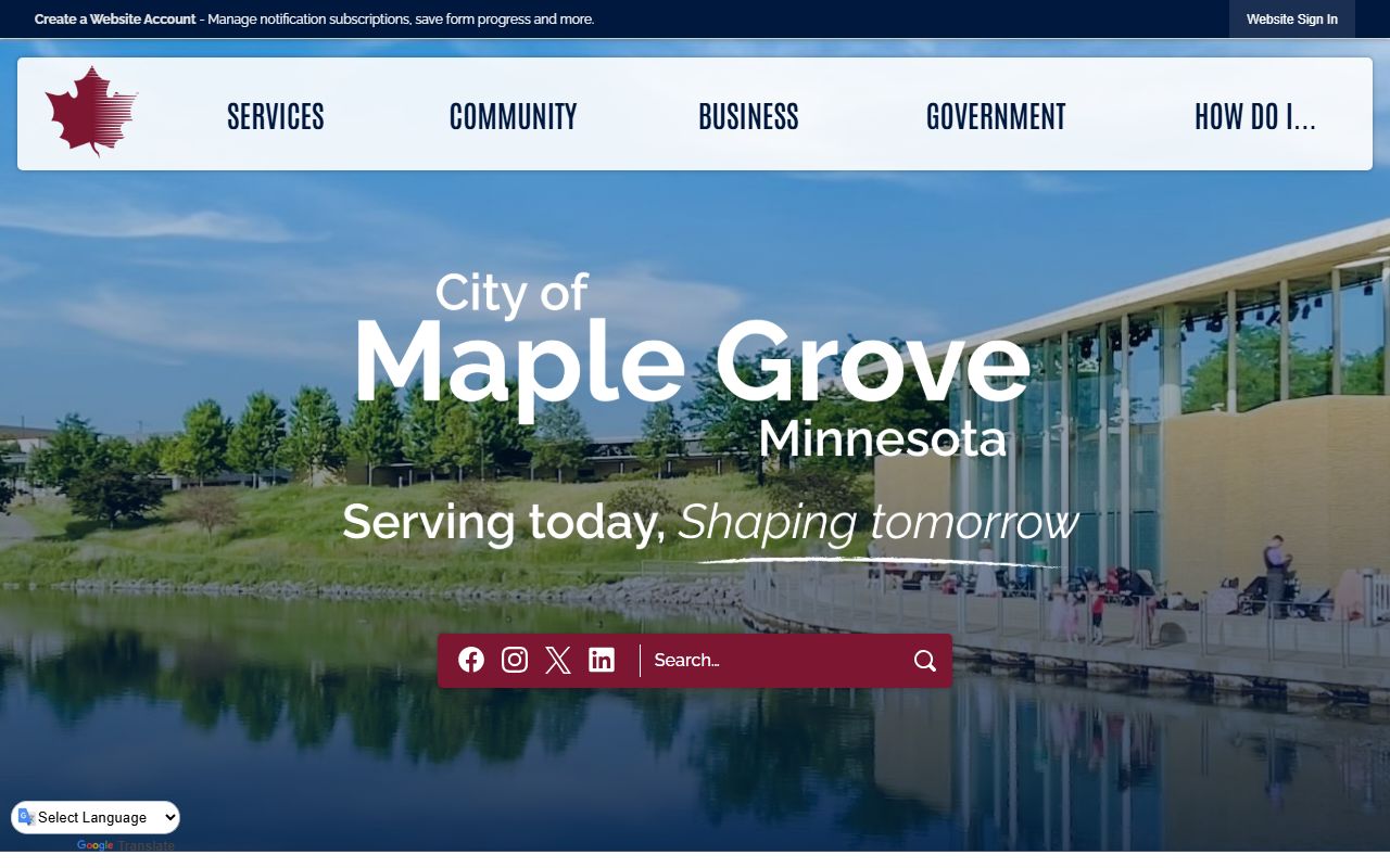 Hennepin County website for Maple Grove death certificate requests