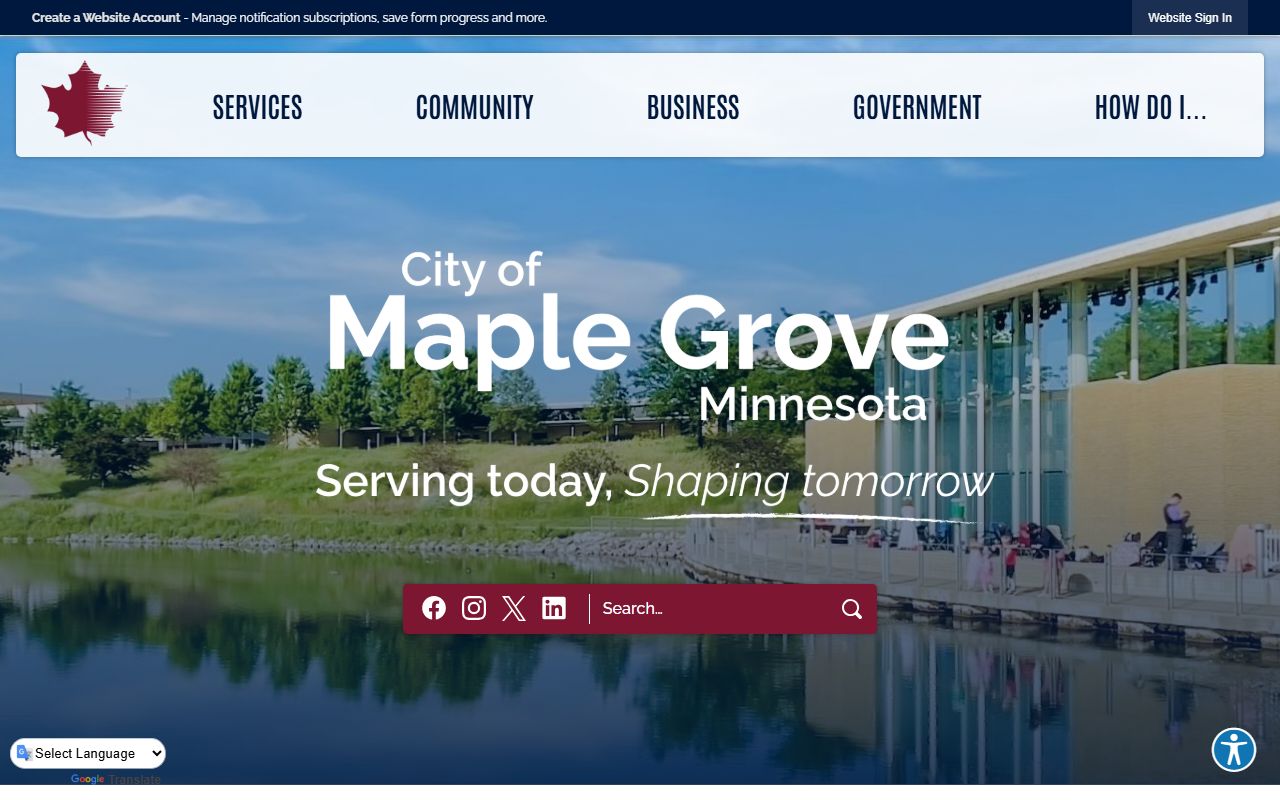 Maple Grove Minnesota city homepage - Maple Grove death index