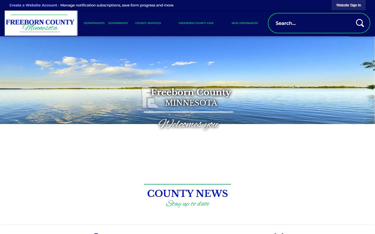 freeborn county death index official county website