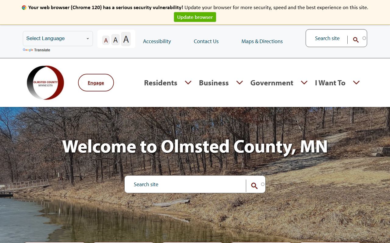 Olmsted County official government website