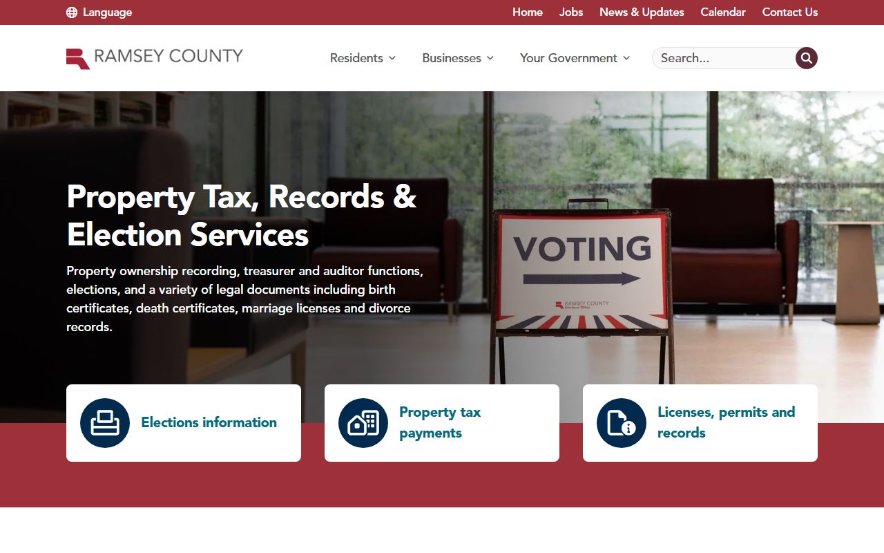 Ramsey County PTRES department managing death records