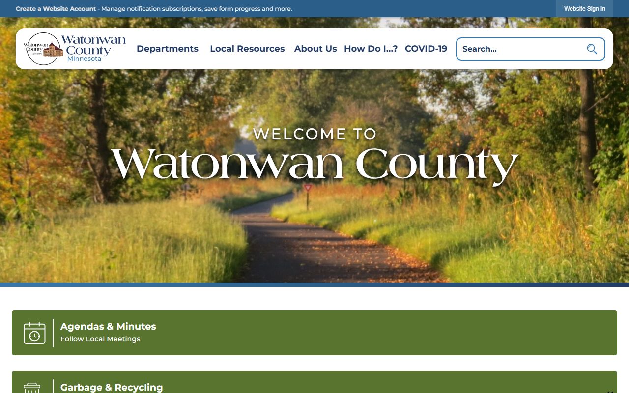 Watonwan County official website